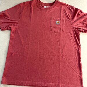 Carhartt Men's T-Shirt, Heavyweight Loose Fit Short Sleeve Crew Neck Pocket Tee